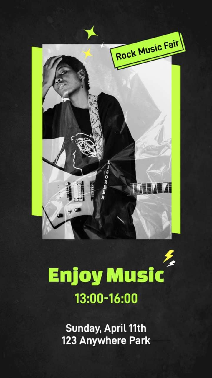 Meilleurs modèles d'affiches pour concert et festival de musique