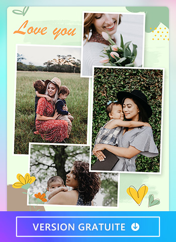 PhotoDirector App - Image de la fête des mères