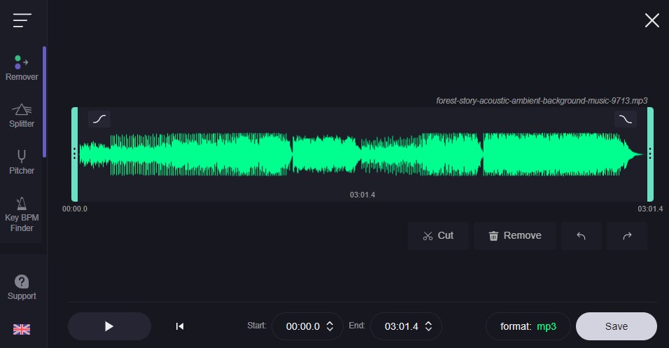 Vocal Remover Interface