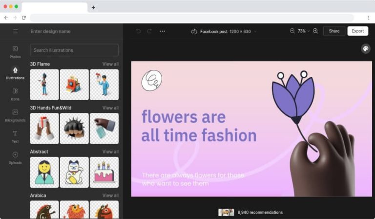 Megacreator Interface