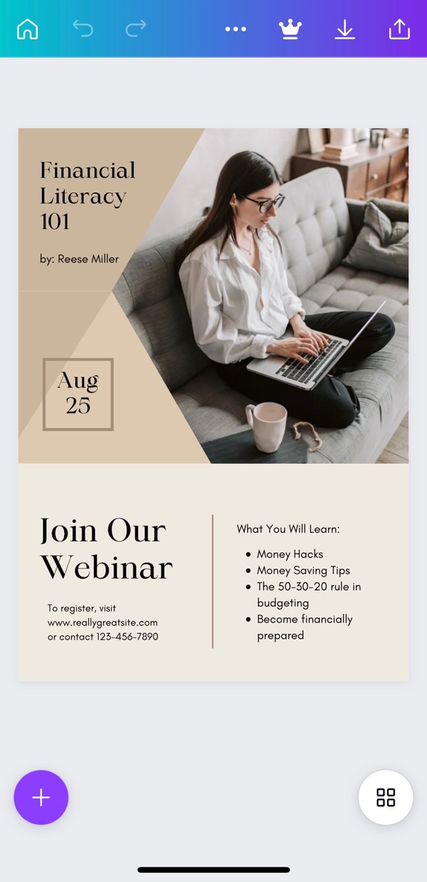 宣傳單設計 App 推薦:Canva