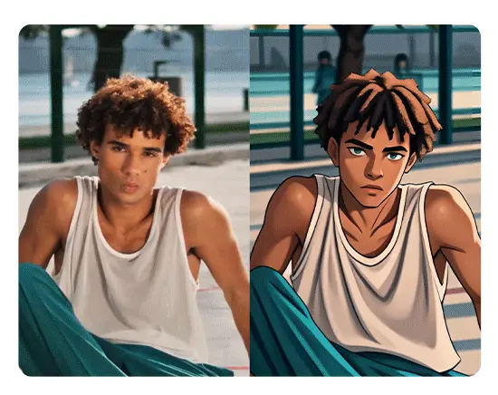 Edita y convierte videos en anime con PowerDirector