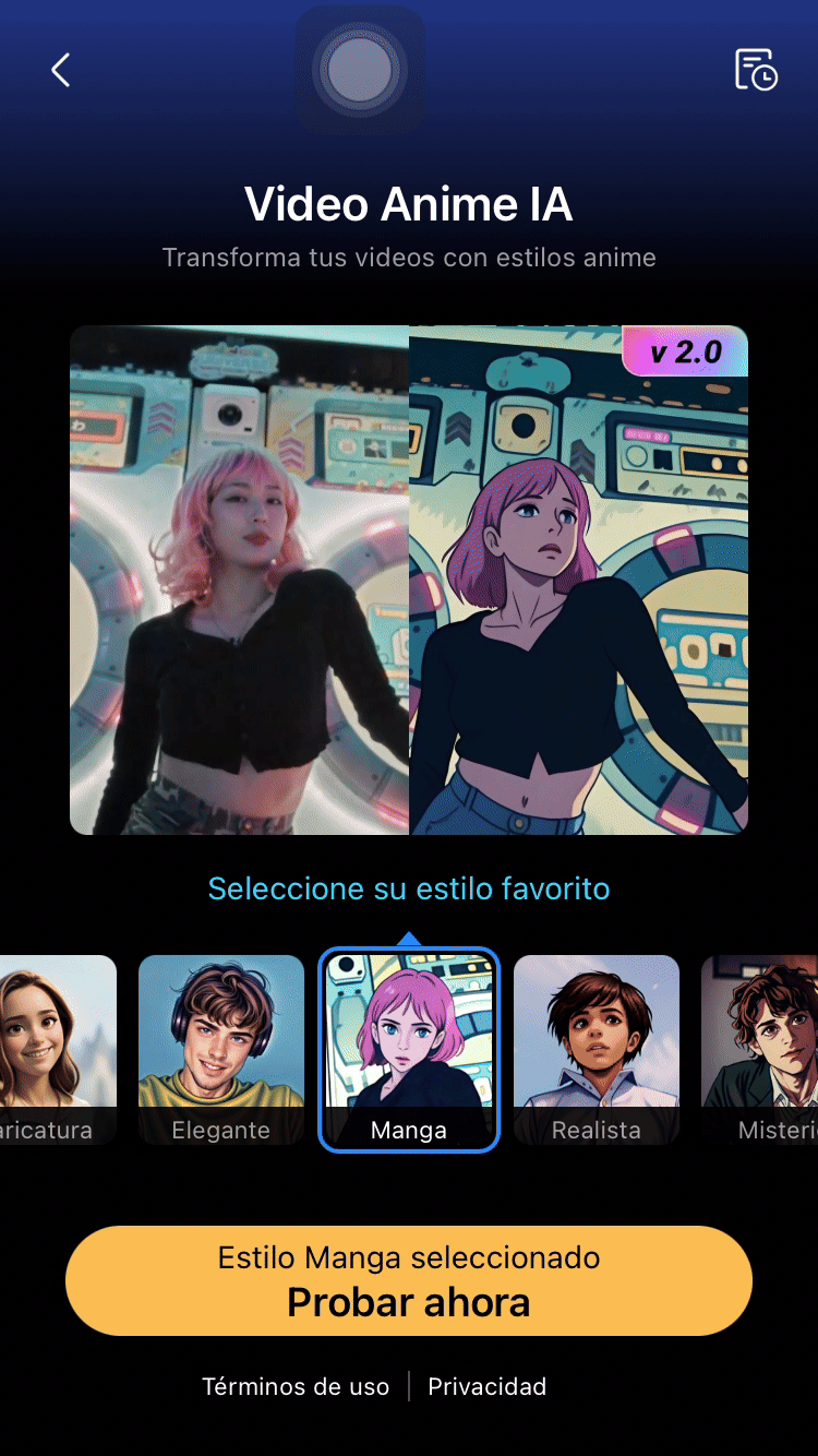 Edita y convierte videos en anime con PowerDirector