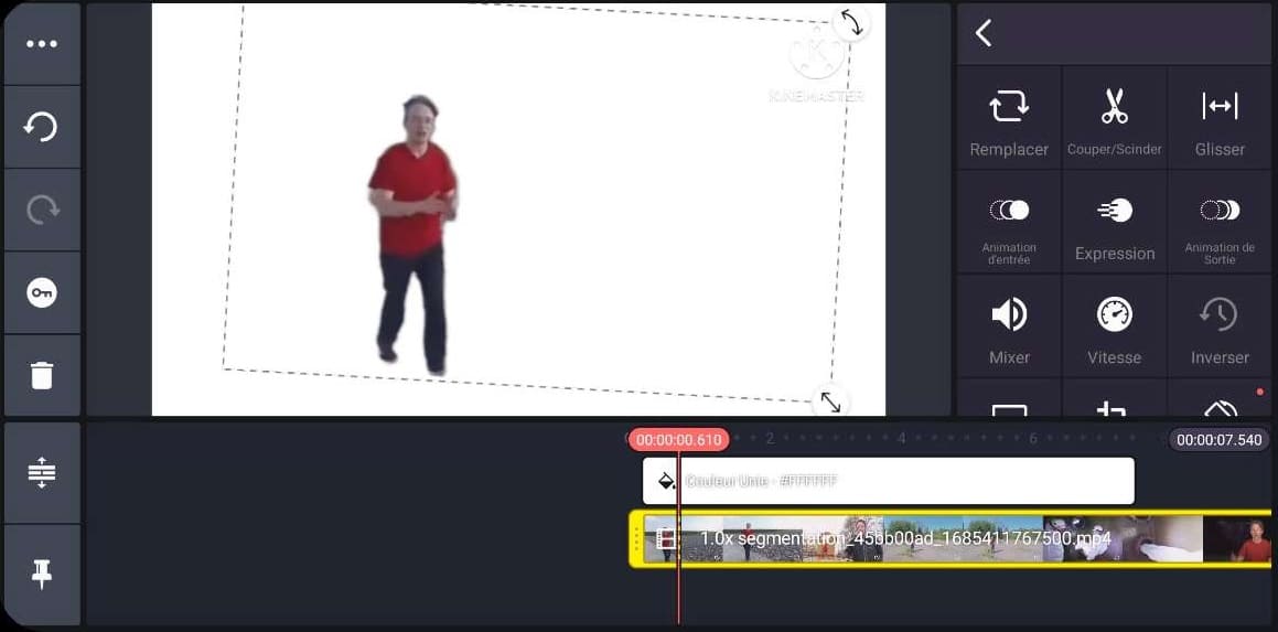 KineMaster - Meilleure appli professionnelle pour suppression de fond avancée