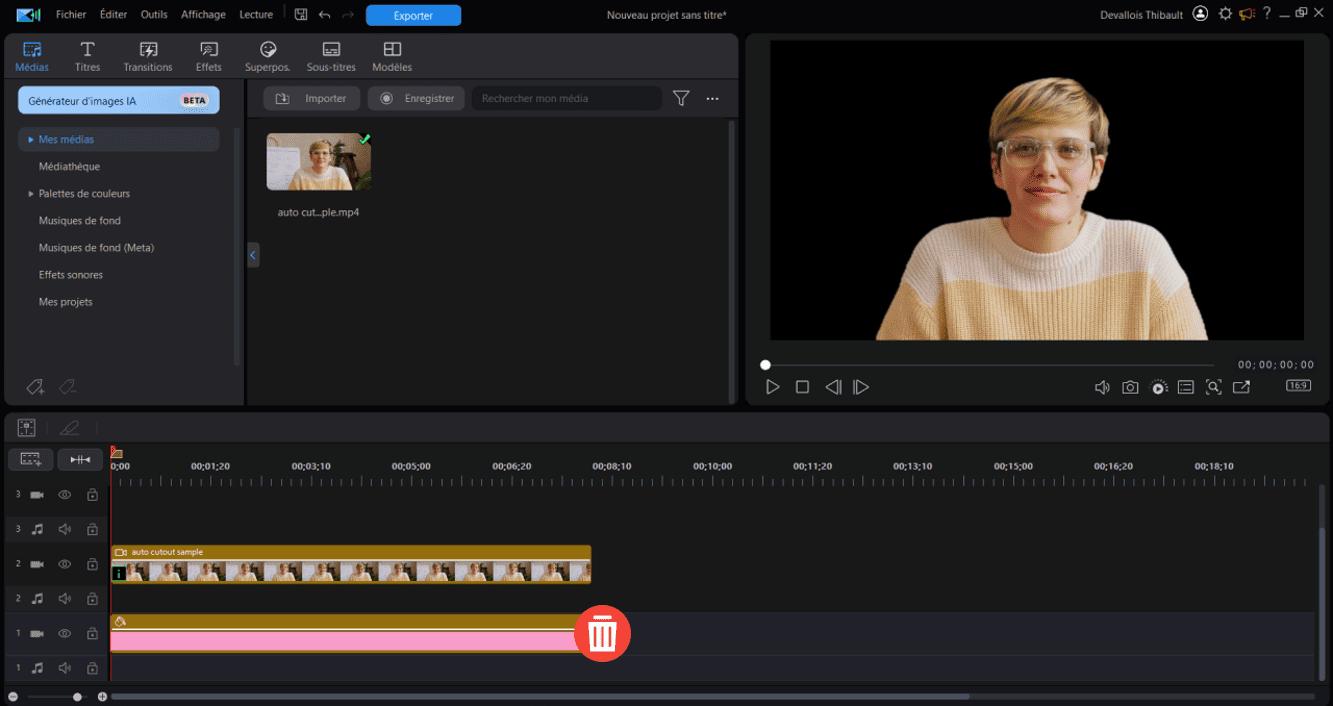 comment enlever le fond d'une vidéo sans écran vert?