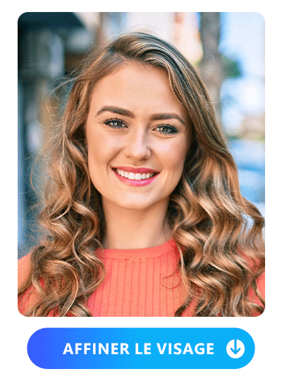 affiner le visage avec PhotoDirector