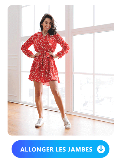 allonger les jambes avec PhotoDirector