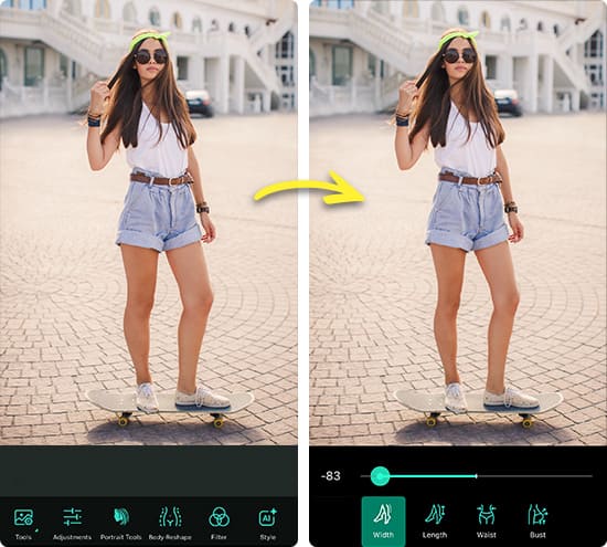 PhotoDirector - Meilleure application de retouche photo pour sublimer votre corps