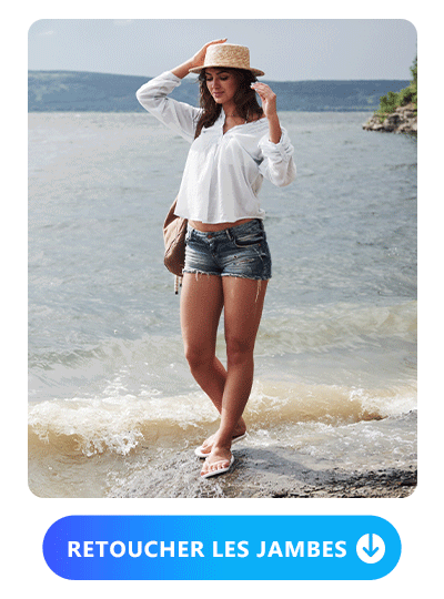 retoucher les jambes avec PhotoDirector