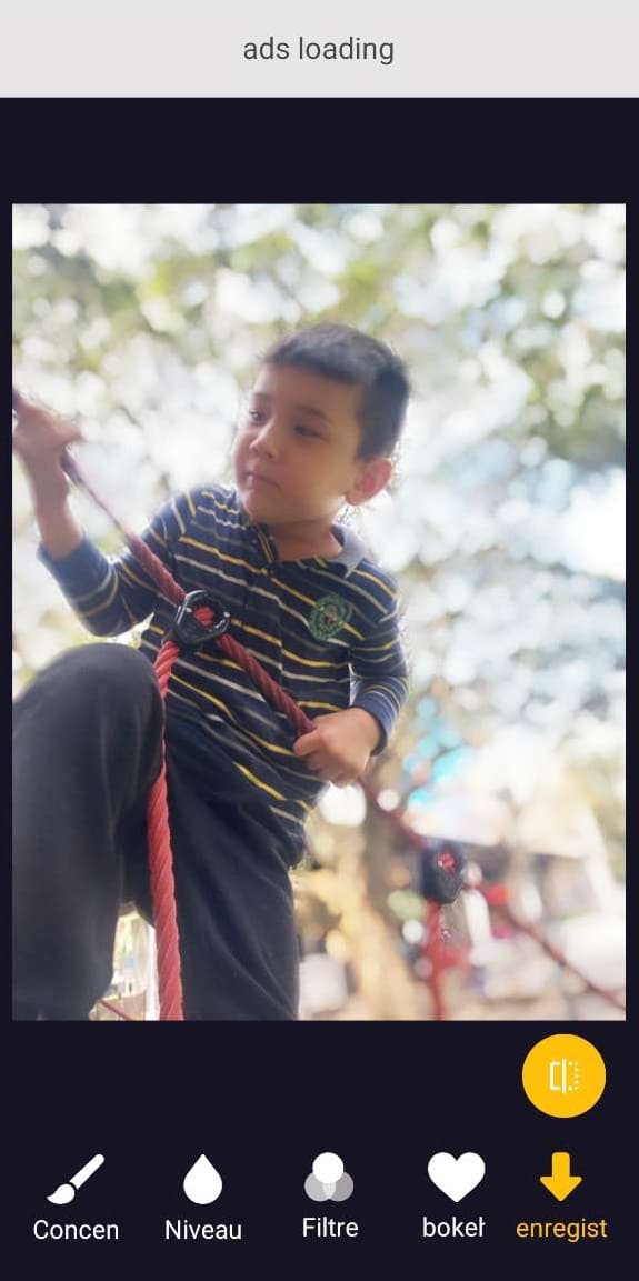 Arrière-plan flou automatique