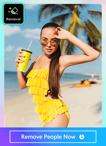 Remove unwanted object from photo using PhotoDirector