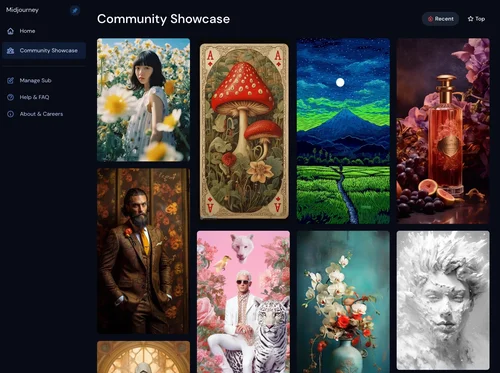 Midjourney Interface