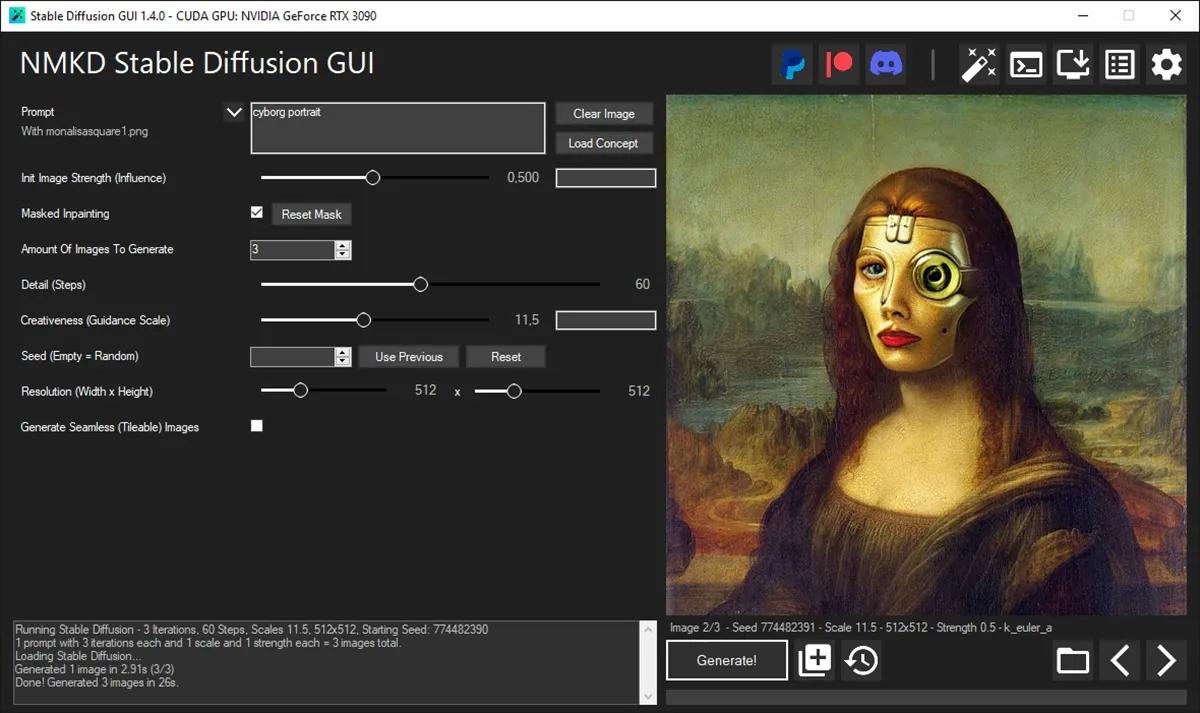 Stable Diffusion Interface