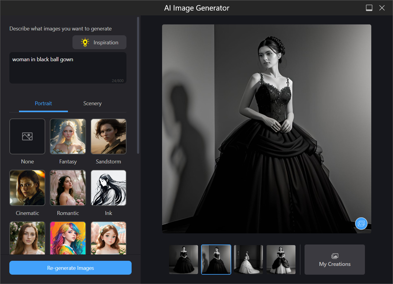Generate Image with Promeo