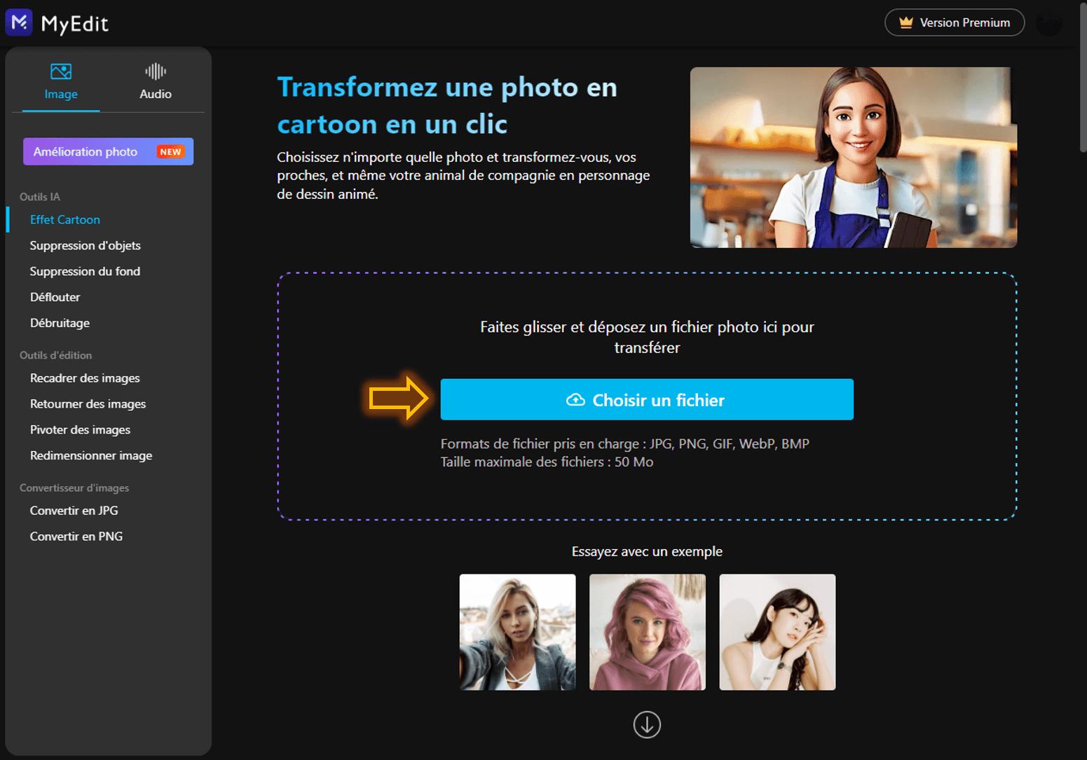 Tutoriel - Transformer une photo en cartoon en ligne