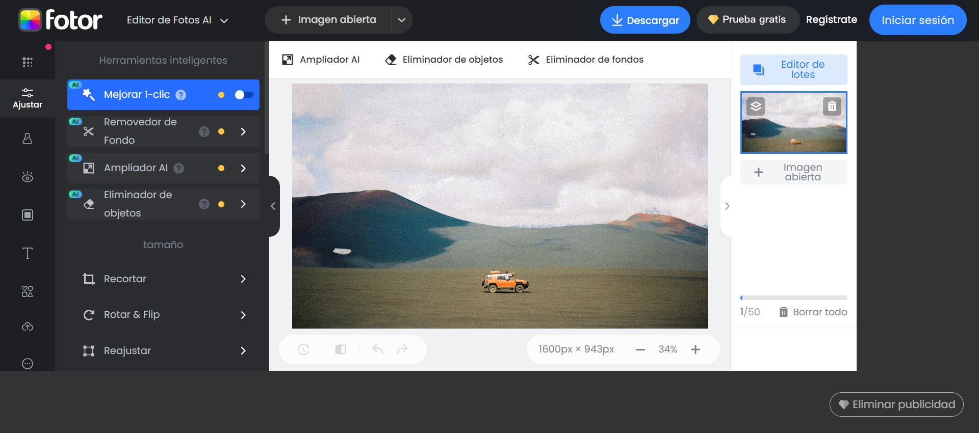 Fotor - Editor de fotos online para añadir marcos llamativos