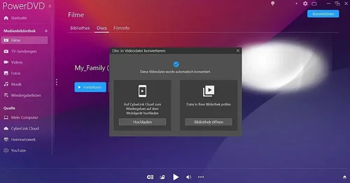 Umgewandelte Dateien prüfen