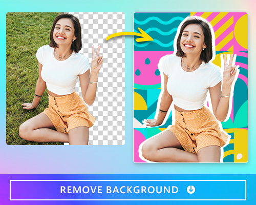 AI background removal empowering graphic designers. This image showcases how AI background removers facilitate creativity and seamless integration for graphic designers. The tool enables designers to experiment, combine elements, and remove backgrounds effortlessly. This enhances the creative process, resulting in visually captivating and cohesive designs with smooth integration of various elements.