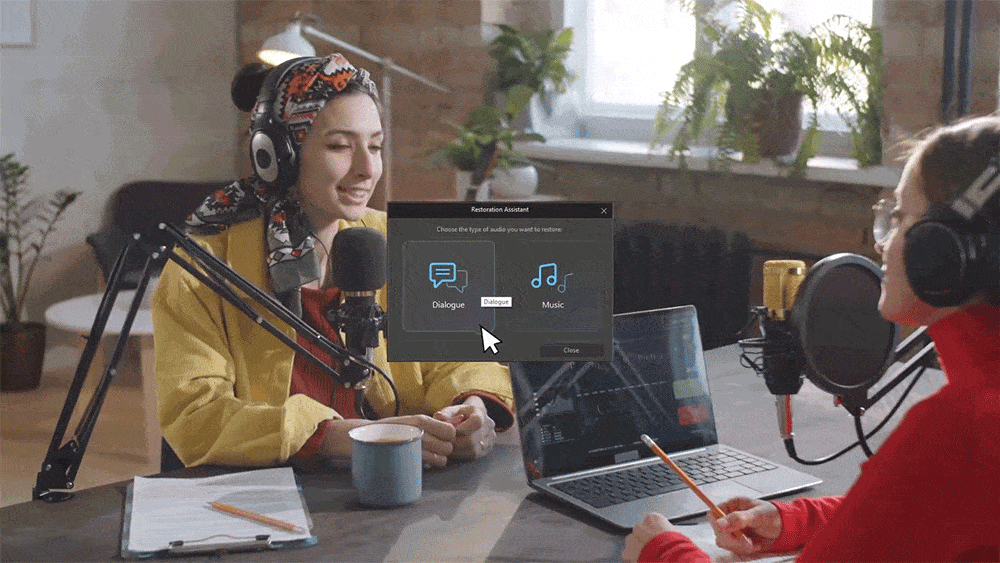 PowerDirector - Restore Audio with AI