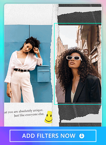 Photo editing and collage creation: Adjusting photos even using collages