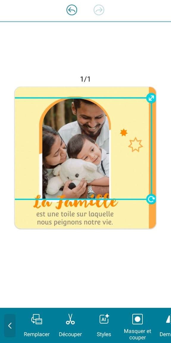 comment creer une citation sur la famille en image