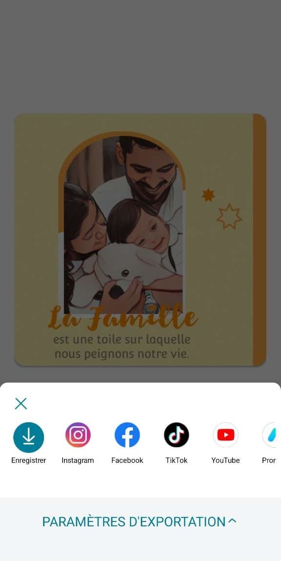 comment creer une citation sur la famille en image