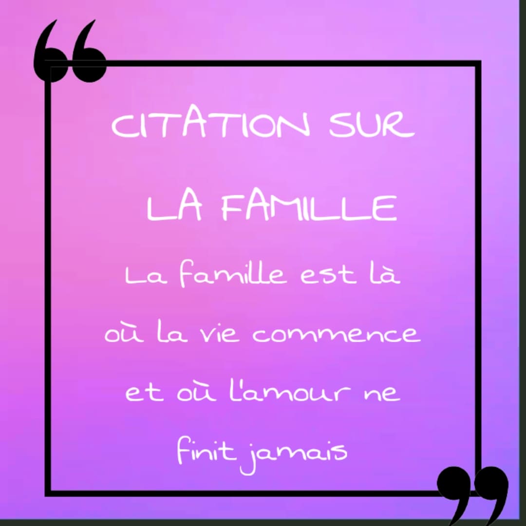 Meilleurs modèles de citations sur la famille en images