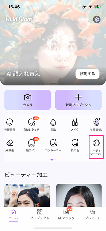 Vivid Glam 加工例2