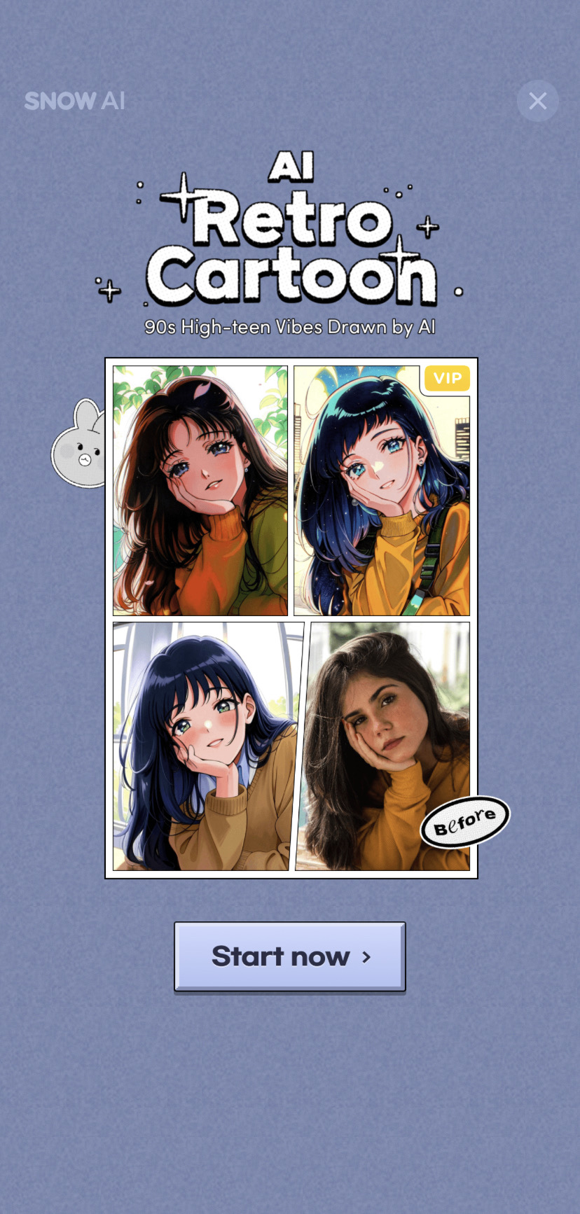 SNOW - Generador de imágenes IA para selfies