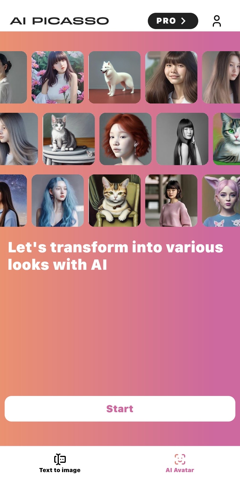 AI Picasso - Para crear imágenes con inteligencia artificial a partir de fotos y dibujos hechos a mano