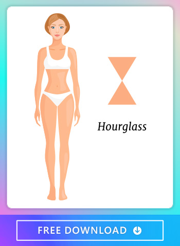 Hourglass body shape