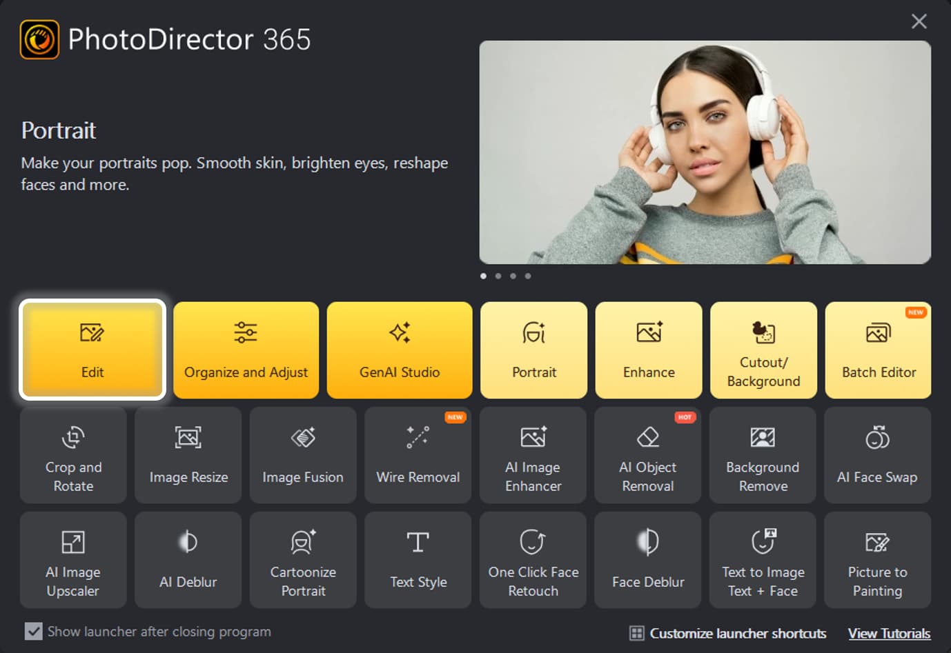 AI Face Swap Step 1 on PC