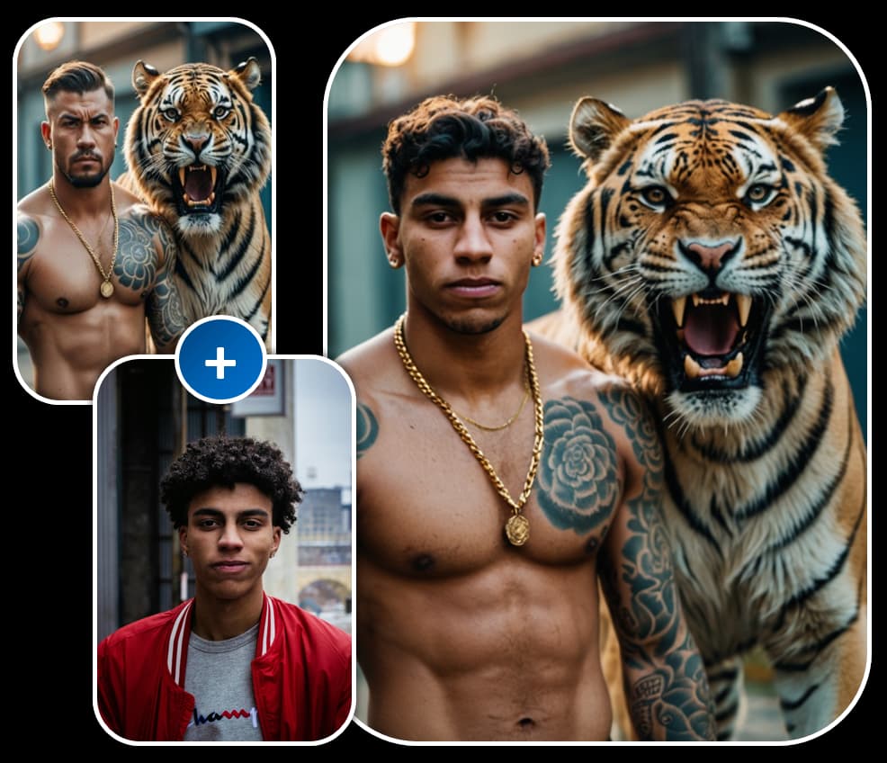 Showcase AI Face Swap PhotoDirector PC