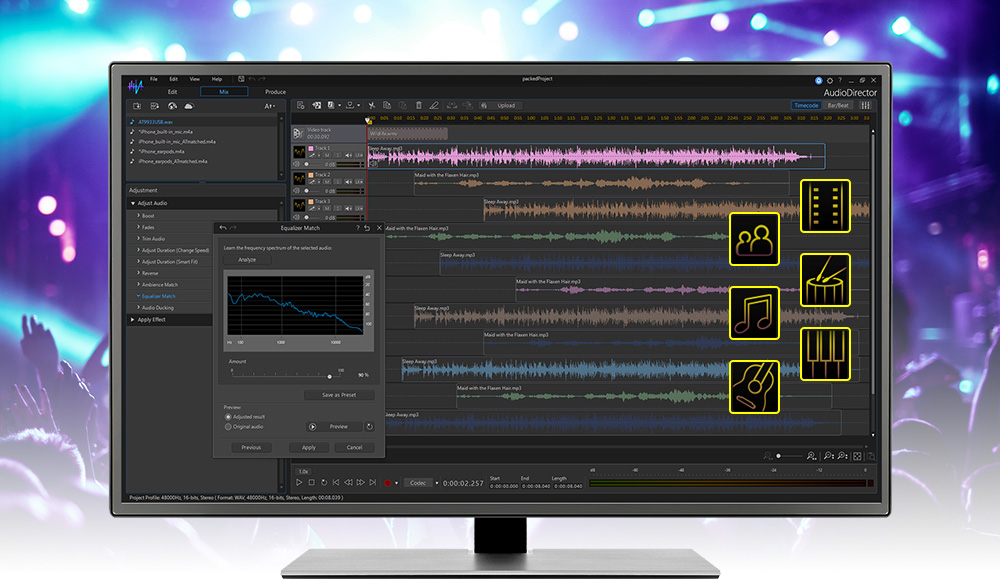 AudioDirector Interface