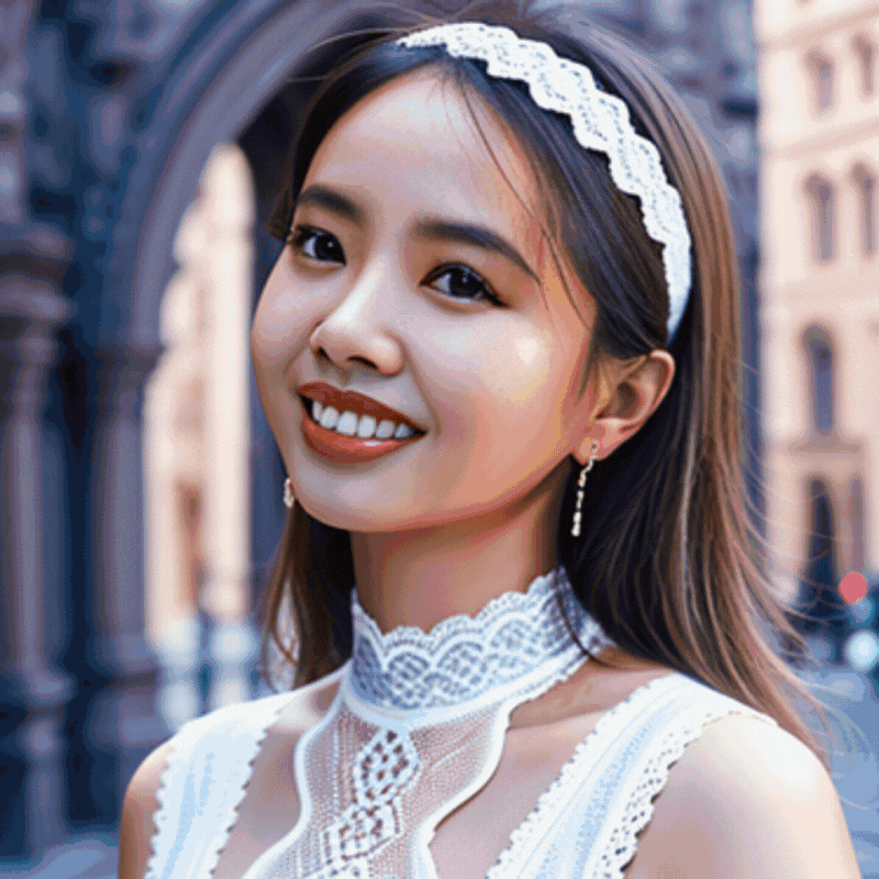 AI 試戴髮帶造型