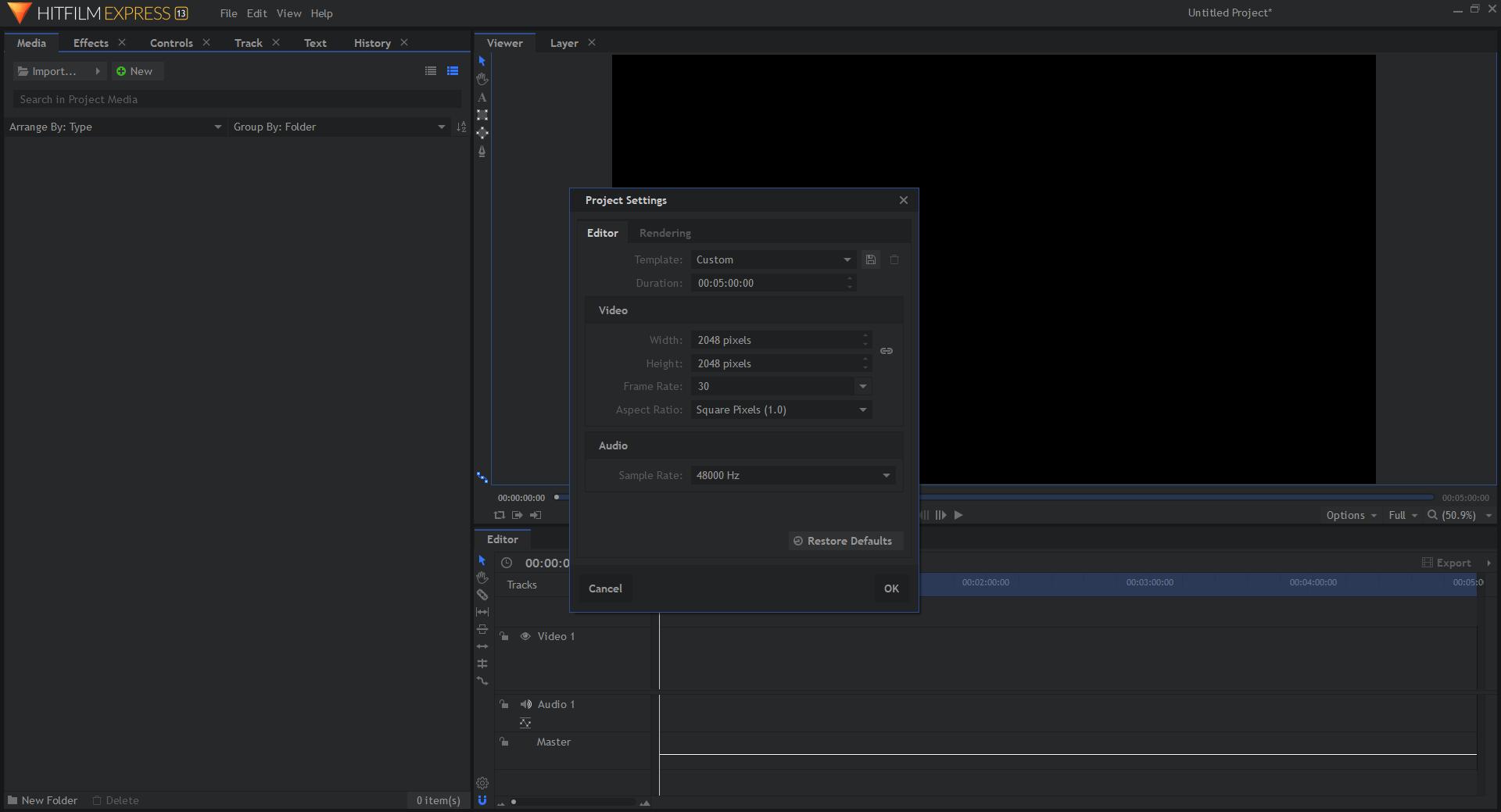 HITFILM VIDEO EDITOR