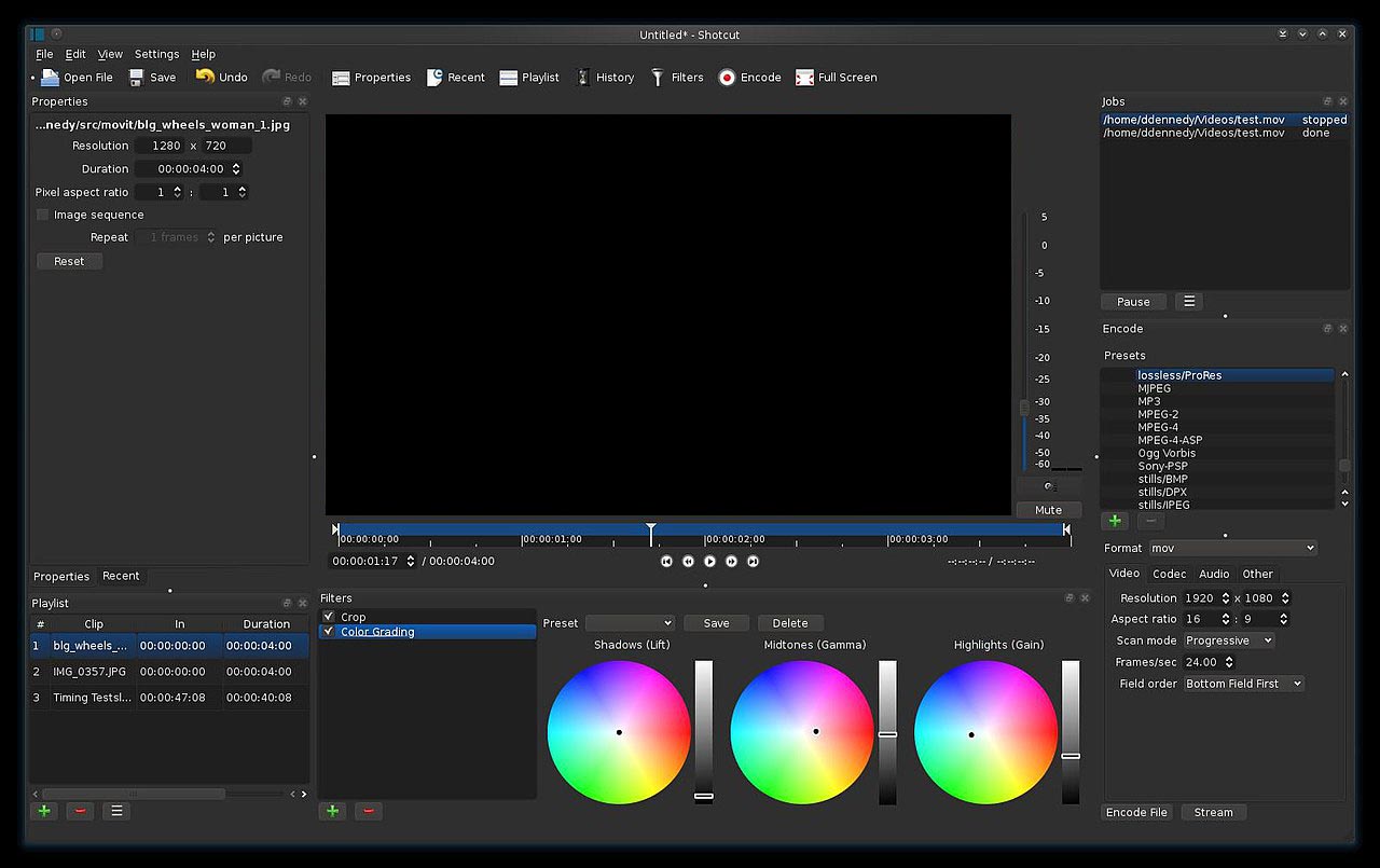 SHOTCUT VIDEO EDITOR