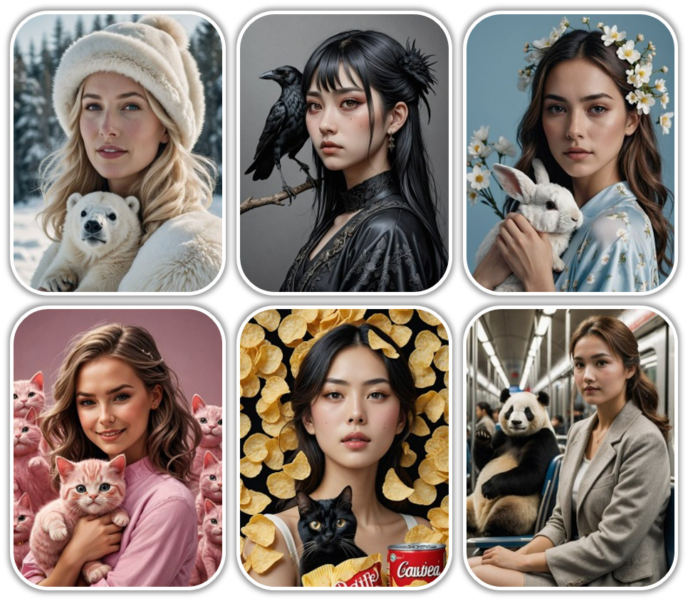 MyEdit -  Modèles Face Swap IA femme