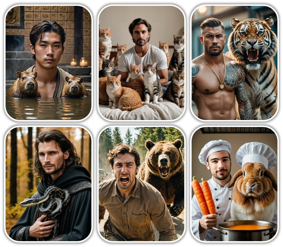 MyEdit -  Modèles Face Swap IA homme