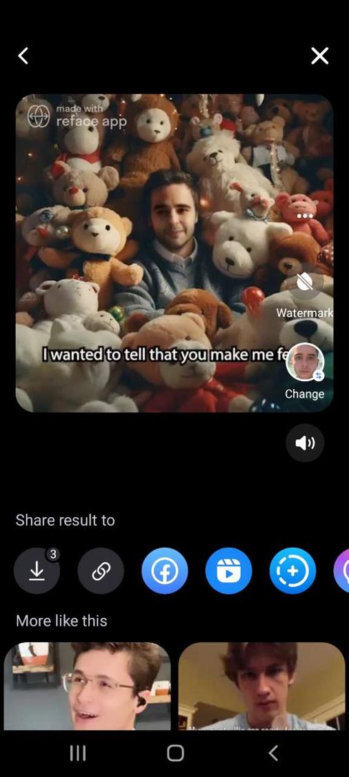 Reface - Top 4 application de face swap
