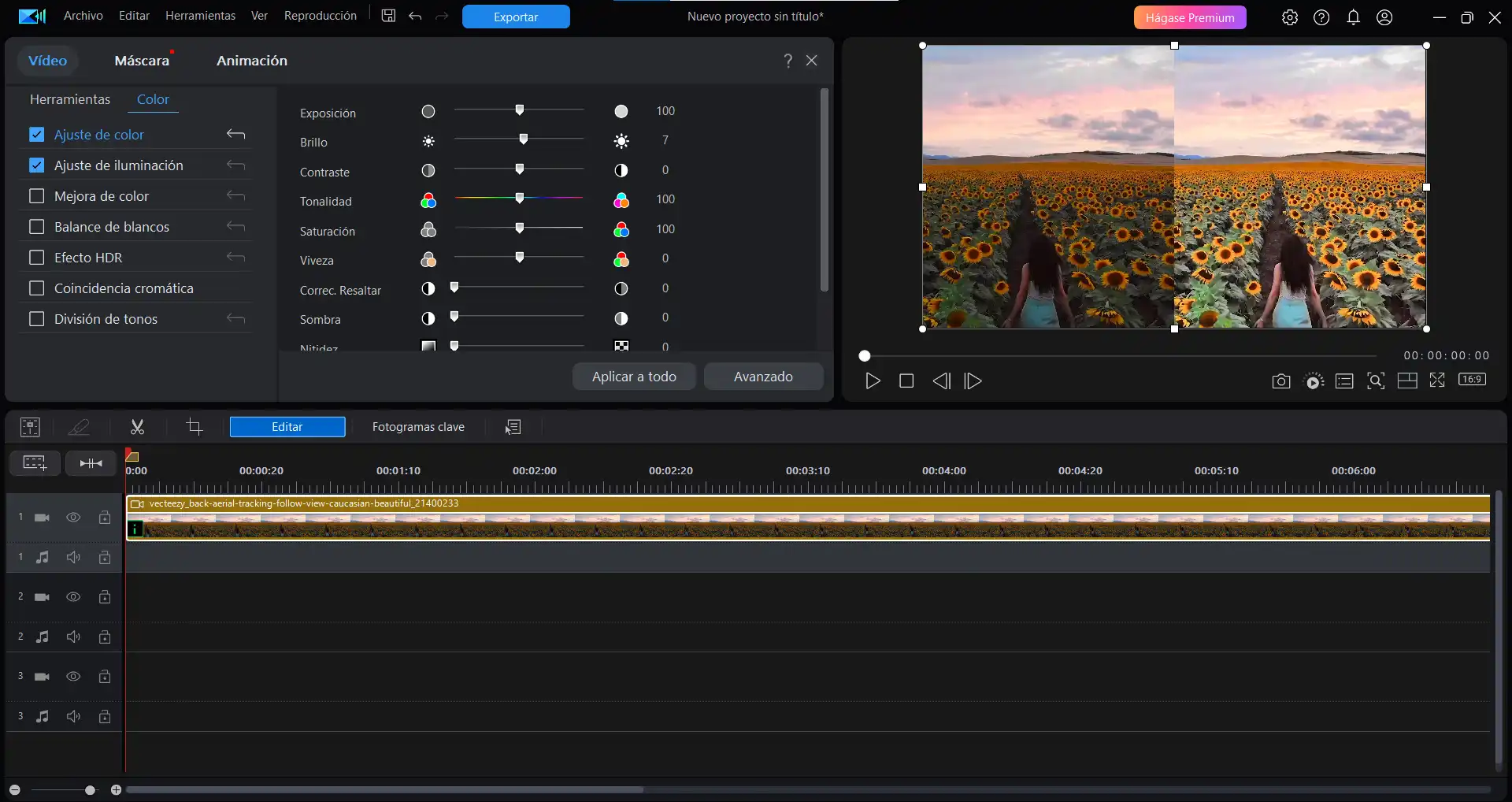 funciona la IA para editar videos