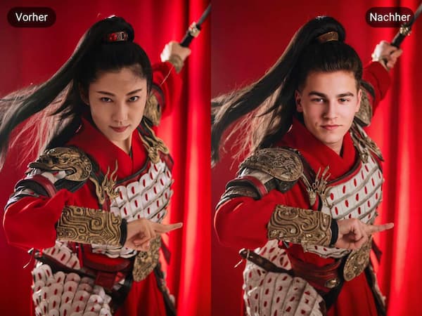 PhotoDirector App - Gesichter tauschen