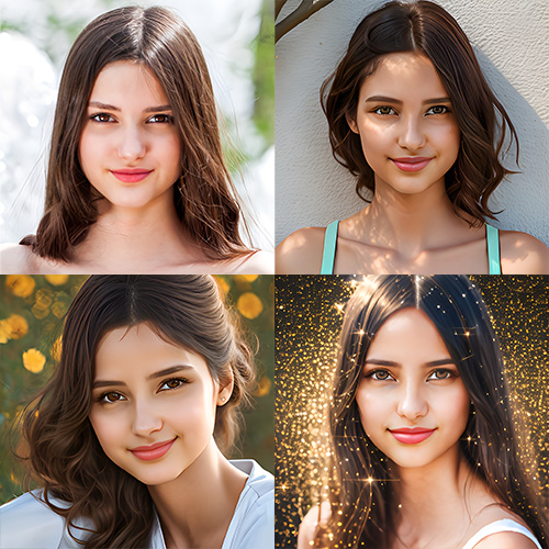 Different style applying the AI Avatar Feature