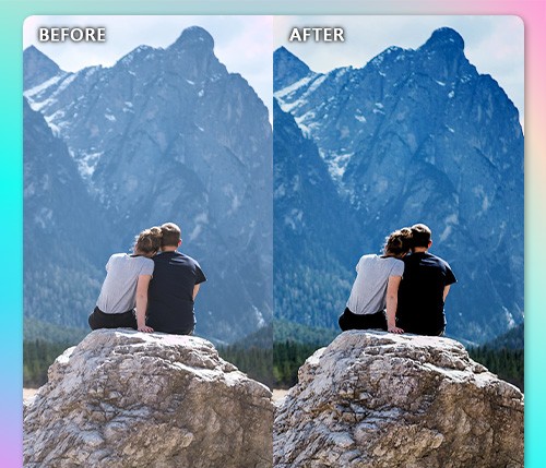 Preserve your vacation memories with PhotoDirector's dehaze tool. Remove cloudiness from your images, ensuring that every detail is clear and memorable. With PhotoDirector, you won't forget a thing from your vacation as the dehaze tool eliminates any haze or cloudiness, allowing you to cherish and relive your precious moments.