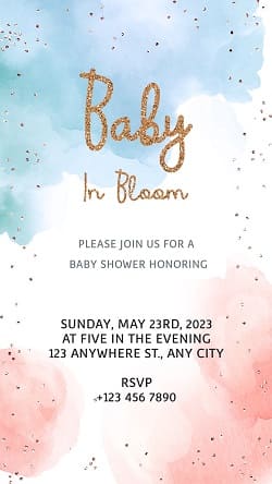 Meilleurs modèles d'invitation Baby shower
