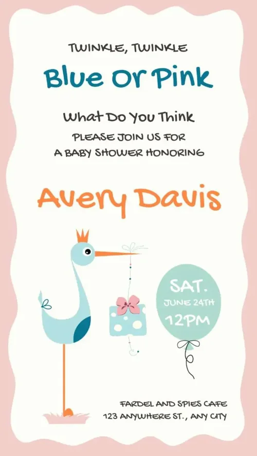 Meilleurs modèles d'invitation Baby shower