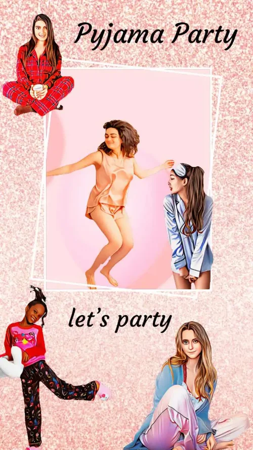 Meilleurs modèles d'invitation soirée Pyjama