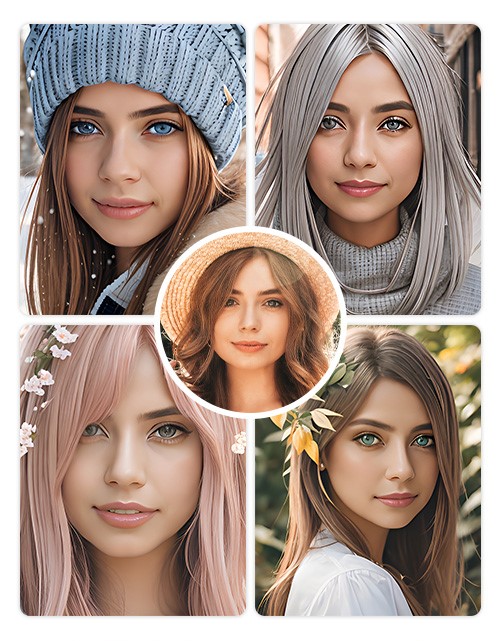 Cómo cambiar color de pelo con PhotoDirector