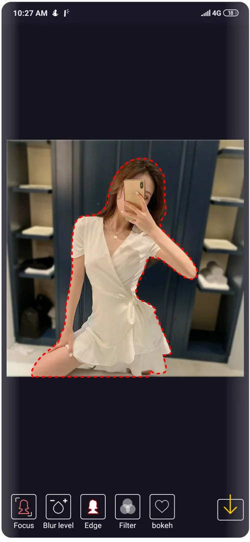 Fondo Borroso - Para desenfocar el fondo de una foto automáticamente