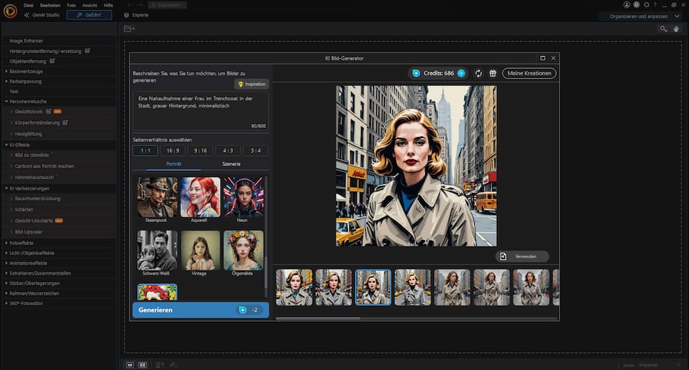 PhotoDirector - KI-Bilder mit dem besten KI-Fotobearbeitungsprogramm erstellen